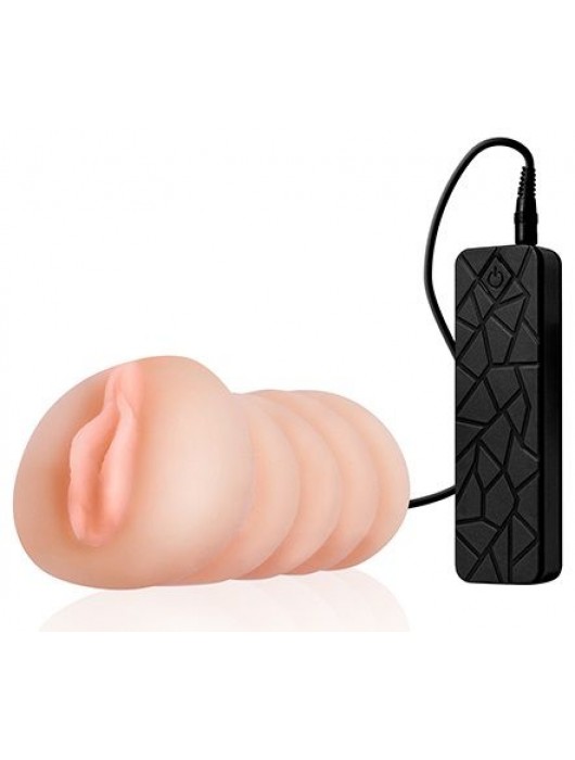 Мастурбатор-вагина REALSTUFF VIBRATING MASTURBATOR PUSSY с 10 режимами вибрации и проводным пультом - Dream Toys - в Ростове-на-Дону купить с доставкой