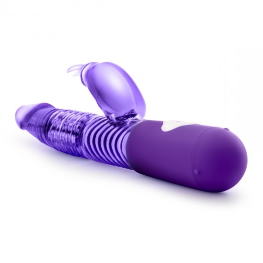 Фиолетовый вибратор с клиторальной стимуляцией Luxe Rabbit 2 - 26 см. - Blush Novelties