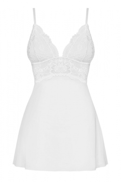 Коротенький бэби-долл с кружевным верхом - Obsessive купить с доставкой