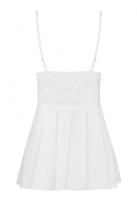 Коротенький бэби-долл с кружевным верхом - Obsessive купить с доставкой