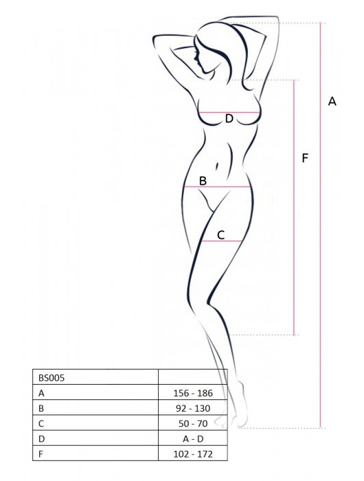 Комбинезон-паутинка с открытыми руками - Passion купить с доставкой