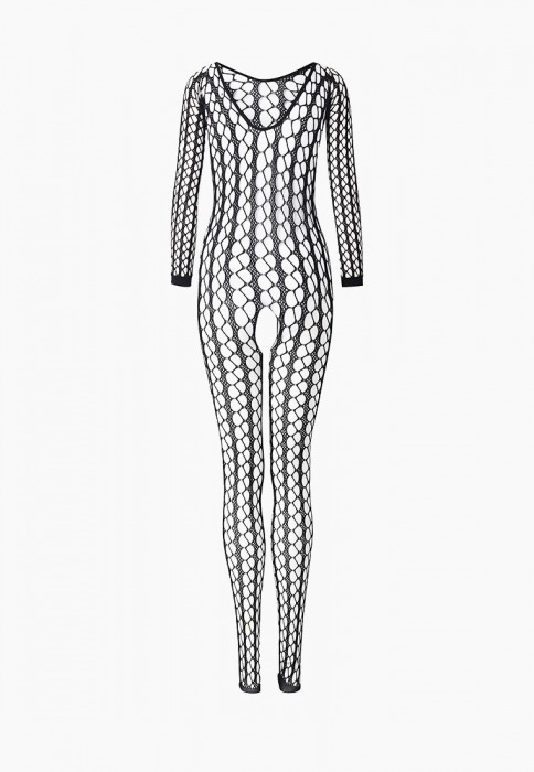 Ажурный комбинезон с тонкими вертикальными полосками - Le Frivole купить с доставкой