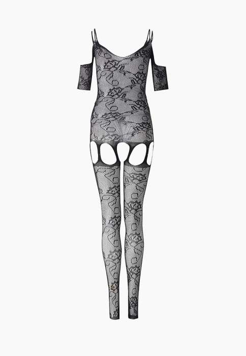 Комбинезон с цветочным рисунком и маленькими вырезами на груди - Le Frivole купить с доставкой