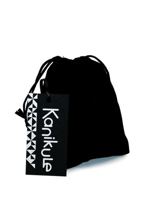 Золотистая алюминиевая анальная пробка с прозрачным кристаллом - 6 см. - Kanikule - купить с доставкой в Ростове-на-Дону