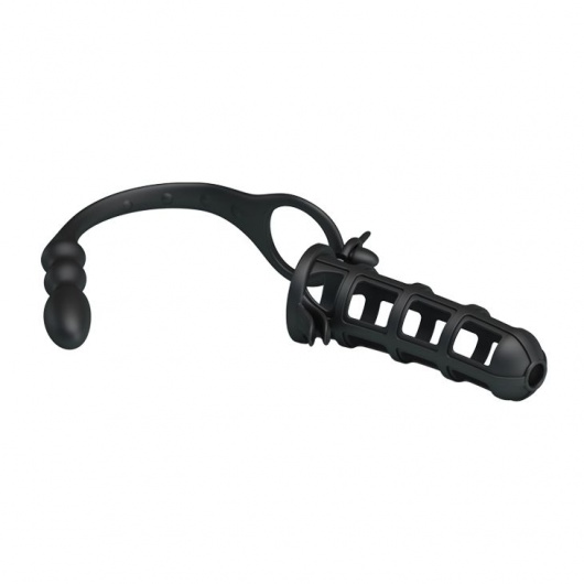 Насадка на пенис со съемным анальным стимулятором Hercules intence anal stimulation - Baile - в Ростове-на-Дону купить с доставкой