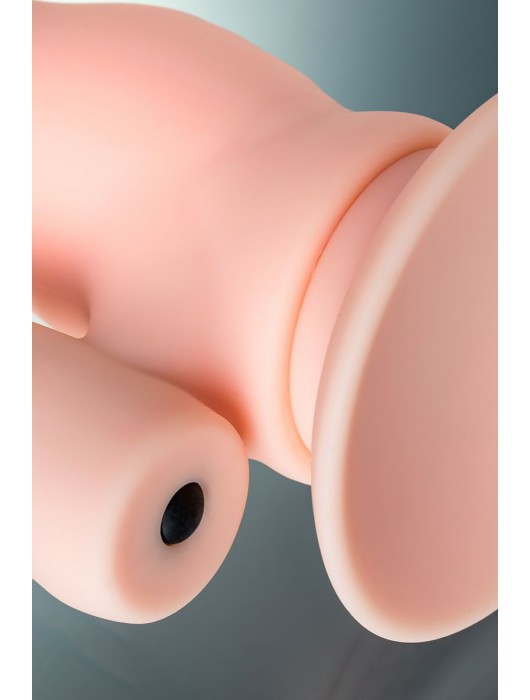 Двойной фаллоимитатор с присоской и съемной вибропулей - 19 см. - A-toys