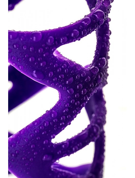 Фиолетовая насадка-сетка на пенис - 7,5 см. - A-toys - в Ростове-на-Дону купить с доставкой