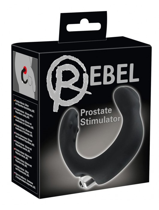 С-образный стимулятор простаты Rebel с виброэлементом - Orion - в Ростове-на-Дону купить с доставкой