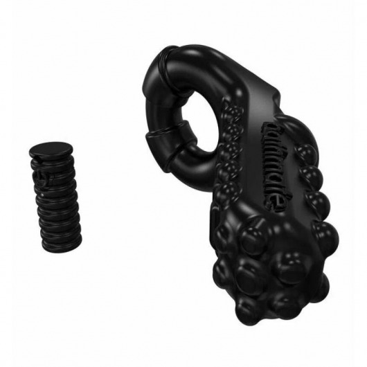 Чёрное эрекционное виброкольцо Tickle - Bathmate - в Ростове-на-Дону купить с доставкой