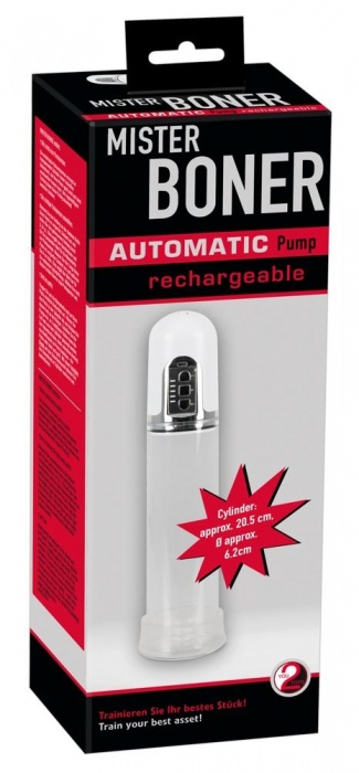 Белая автоматическая вакуумная помпа Mister Boner - Orion - в Ростове-на-Дону купить с доставкой