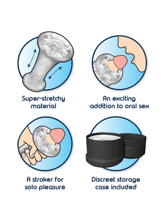 Мастурбатор с крупными шишечками BlowYo Ultimate Bubble Textured Blowjob Stroker - BlowYo - в Ростове-на-Дону купить с доставкой