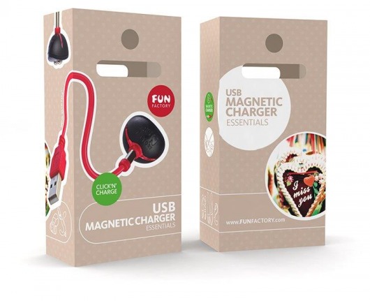 Зарядное устройство USB Magnetic Charger для вибраторов Fun Factory - Fun Factory - купить с доставкой в Ростове-на-Дону