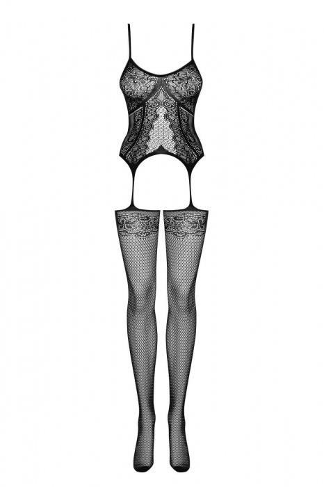 Сексапильный кэтсьюит с открытой спинкой - Obsessive купить с доставкой