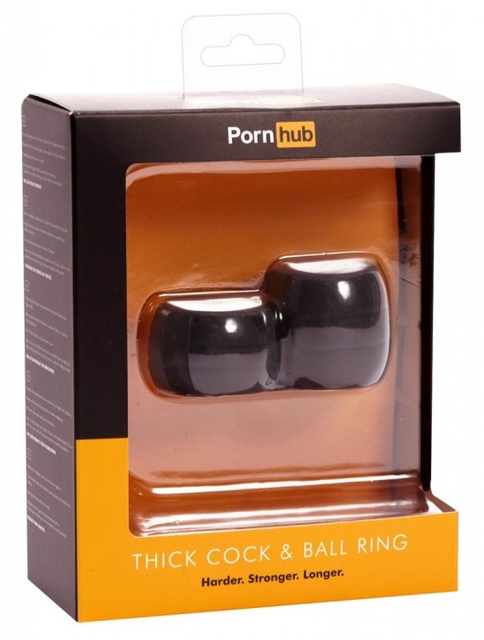 Широкое эрекционное кольцо с подхватом мошонки Thick Cock   Ball Ring - Pornhub - в Ростове-на-Дону купить с доставкой
