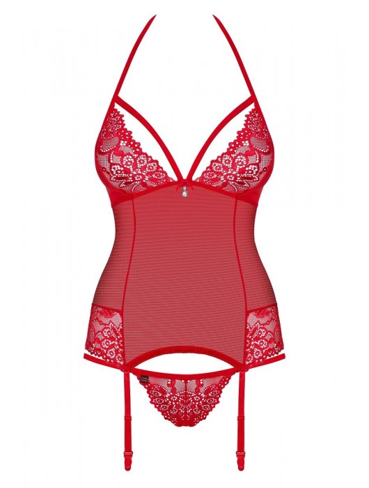 Сексуальный корсаж с кружевами - Obsessive купить с доставкой