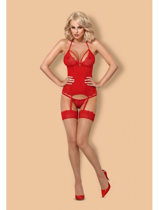 Сексуальный корсаж с кружевами - Obsessive купить с доставкой