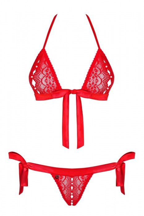 Соблазнительный комплект с бусинками - Obsessive купить с доставкой