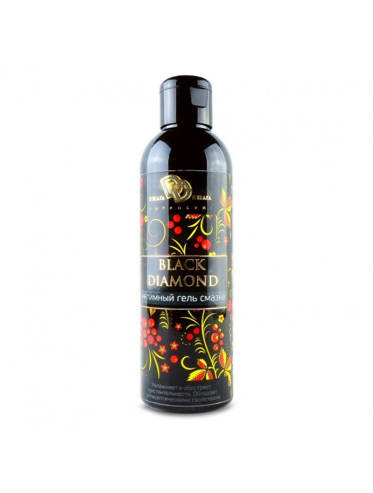 Интимный гель на водной основе BLACK DIAMOND - 200 мл. - БиоМед - купить с доставкой в Ростове-на-Дону