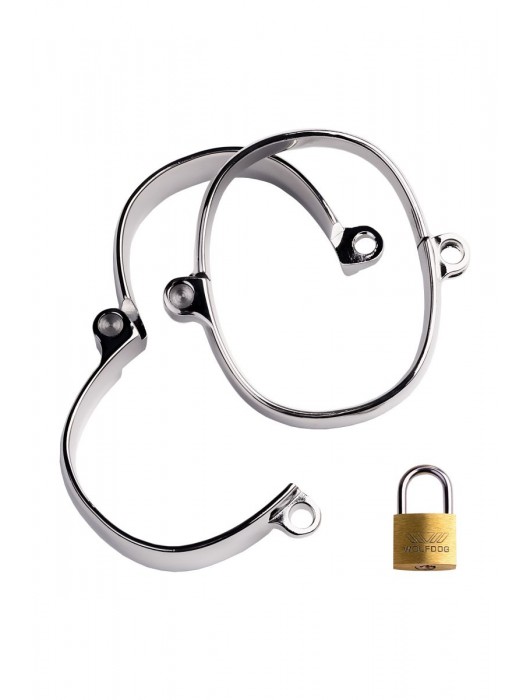 Металлические наручники на замке - ToyFa - купить с доставкой в Ростове-на-Дону