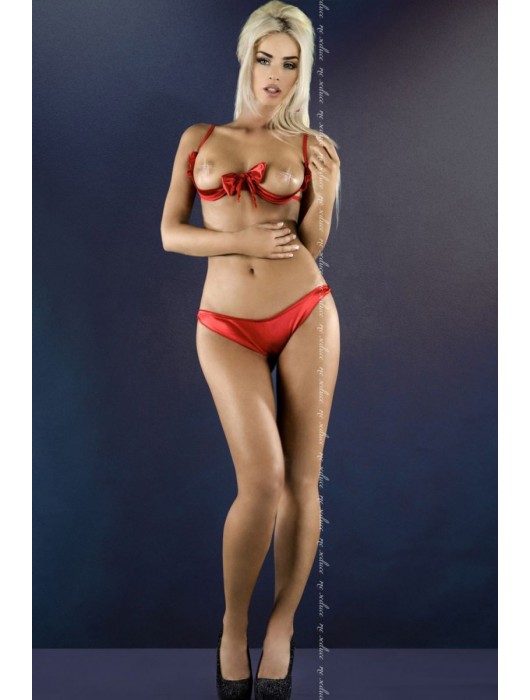 Чувственный комплект с открытым лифом Ramira (большой размер) - Me Seduce купить с доставкой