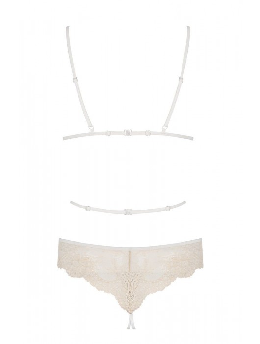 Нежное кружевное тедди Bisquitta - Obsessive купить с доставкой