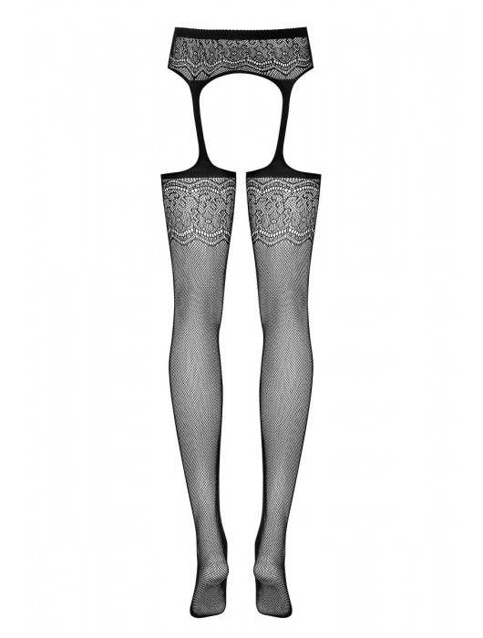 Чулки-сетка со слитным поясом - Obsessive купить с доставкой