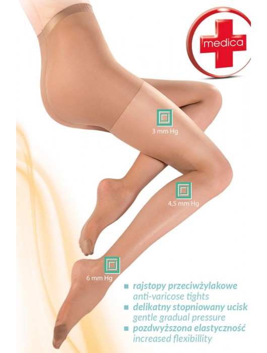 Колготки с антицеллюлитным эффектом Medica Relax 40 den Neutro - Gabriella купить с доставкой