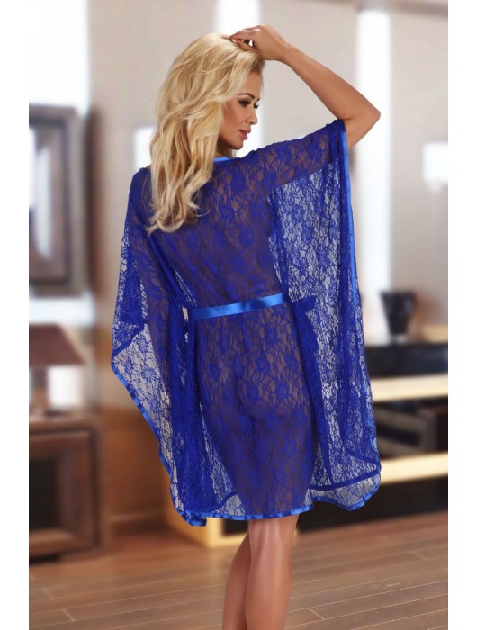 Кружевной пеньюар Genevieve фасона летучая мышь (большой размер) - Beauty Night купить с доставкой