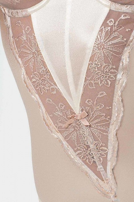 Боди Lotus с V-образной кружевной вставкой - Passion купить с доставкой