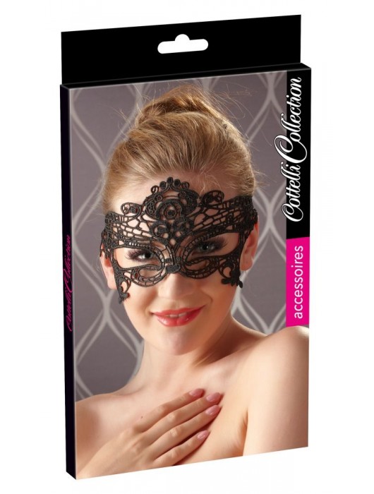 Кружевная маска на глаза на ажурных завязках - Orion купить с доставкой