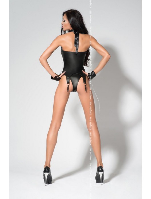 Корсет Catty из материала с виниловым напылением - Me Seduce купить с доставкой