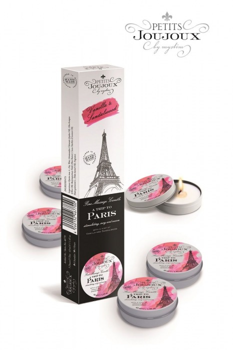 Набор из 5 свечей Petits Joujoux Paris с ароматом ванили и сандала - MyStim - купить с доставкой в Ростове-на-Дону