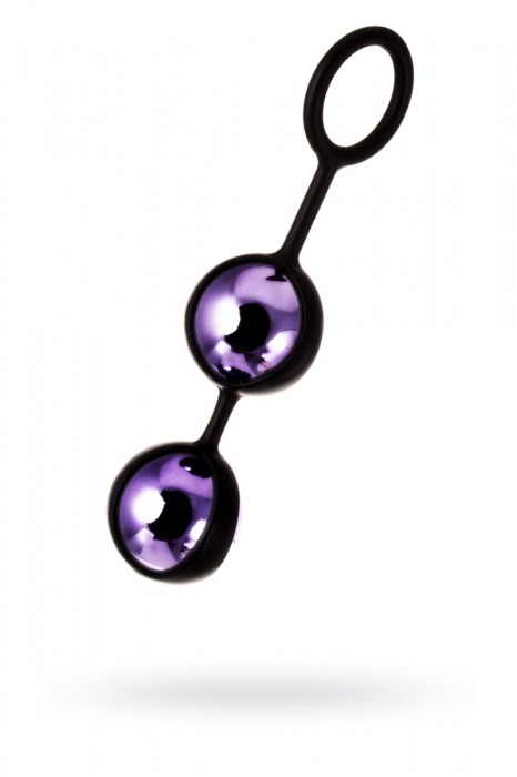 Фиолетово-черная вагинальные шарики TOYFA A-toys - A-toys