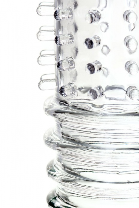 Прозрачная насадка на пенис TOYFA A-Toys с расширенной головкой - 15,3 см. - A-toys - в Ростове-на-Дону купить с доставкой