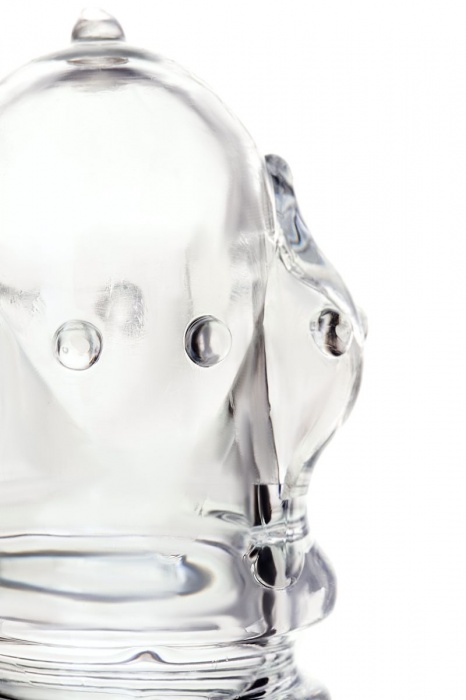 Прозрачная насадка на пенис TOYFA A-Toys с расширенной головкой - 15,3 см. - A-toys - в Ростове-на-Дону купить с доставкой