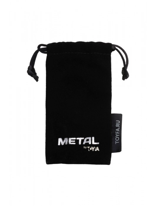 Золотистый каплевидный анальный плаг с чёрным кристаллом - 9,5 см. - ToyFa - купить с доставкой в Ростове-на-Дону