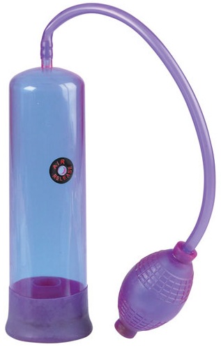 Фиолетовая вакуумная помпа E-Z Pump - California Exotic Novelties - в Ростове-на-Дону купить с доставкой