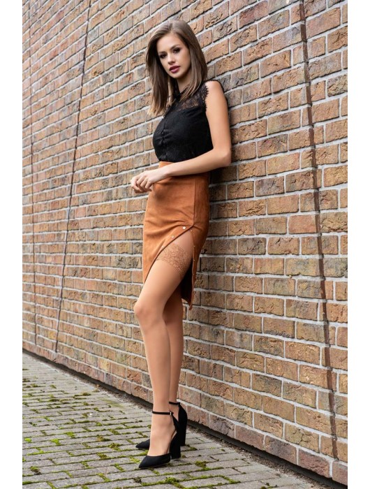 Чулки Kornelie с кружевным верхом на силиконе - Livia Corsetti купить с доставкой