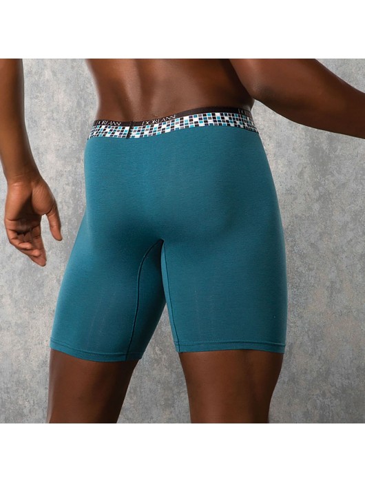 Удлинённые мужские трусы-боксеры с клетчатым поясом - Doreanse купить с доставкой