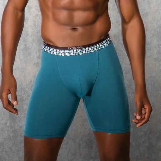 Удлинённые мужские трусы-боксеры с клетчатым поясом - Doreanse купить с доставкой