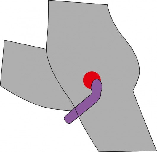 Фиолетовый вибростимулятор G+P Spot Lover - 16 см. - Orion