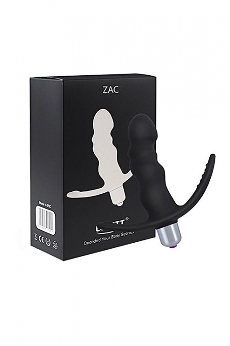 Черный стимулятор простаты Levett Zac - Levett - в Ростове-на-Дону купить с доставкой