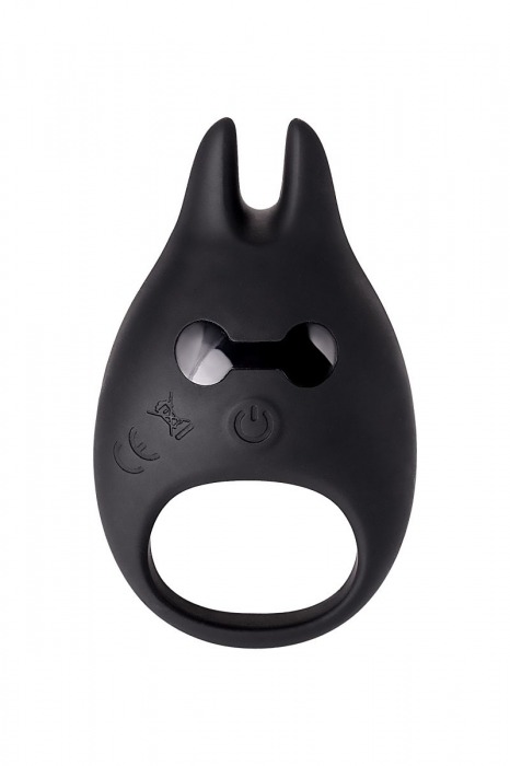 Чёрное эрекционное виброкольцо Erotist из силикона - Erotist Adult Toys - в Ростове-на-Дону купить с доставкой