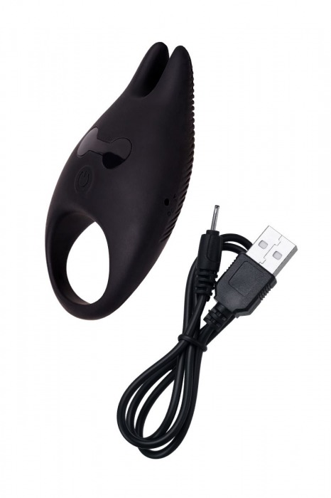 Чёрное эрекционное виброкольцо Erotist из силикона - Erotist Adult Toys - в Ростове-на-Дону купить с доставкой