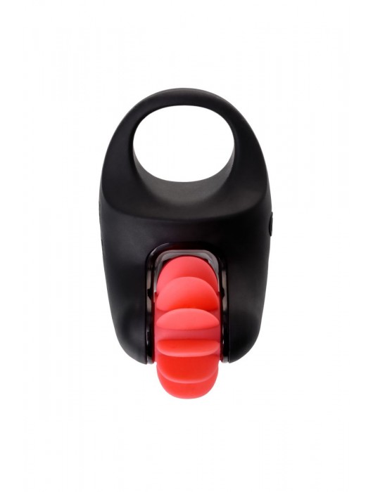 Чёрно-красное эрекционное виброкольцо Erotist - Erotist Adult Toys - в Ростове-на-Дону купить с доставкой