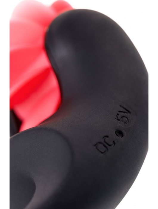 Чёрно-красное эрекционное виброкольцо Erotist - Erotist Adult Toys - в Ростове-на-Дону купить с доставкой