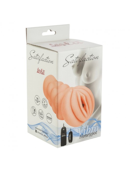 Мастурбатор-вагина с вибрацией Satisfaction Vibro Honeypot - Lola Games - в Ростове-на-Дону купить с доставкой