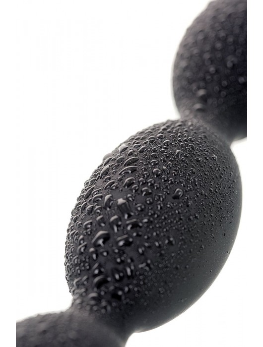 Черная анальная цепочка A-toys - 27,6 см. - A-toys