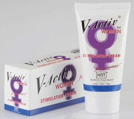 Стимулирующий крем для женщин V-activ - 50 мл. - HOT - купить с доставкой в Ростове-на-Дону