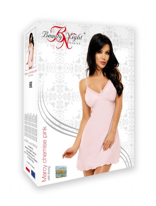 Нежная сорочка Marcy на тонких бретелях - Beauty Night купить с доставкой